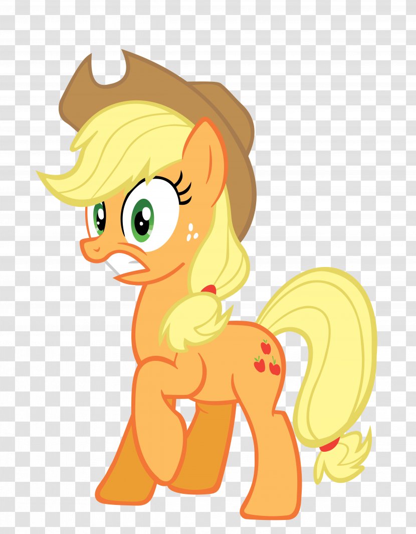 Applejack Fluttershy Pinkie Pie Rainbow Dash Pony - Horse Like Mammal - Scary Mlp Comics Transparent PNG