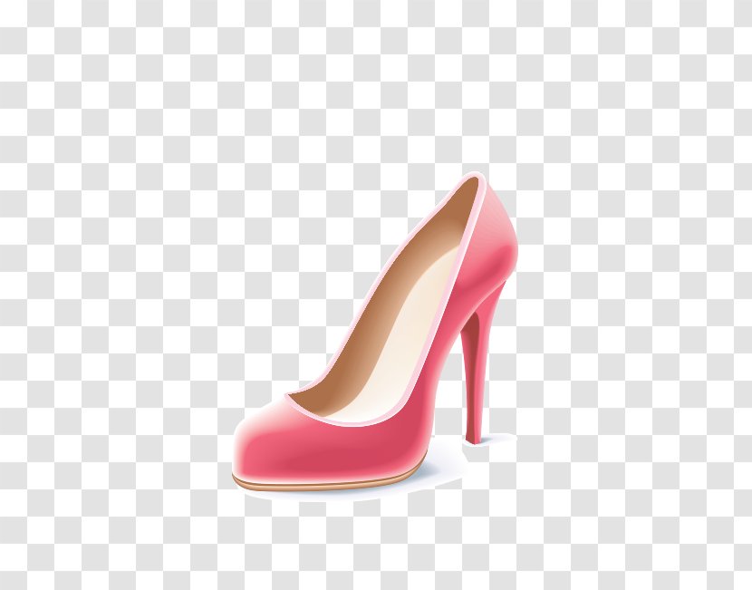 Download Icon - Footwear - Pink High Heels Transparent PNG