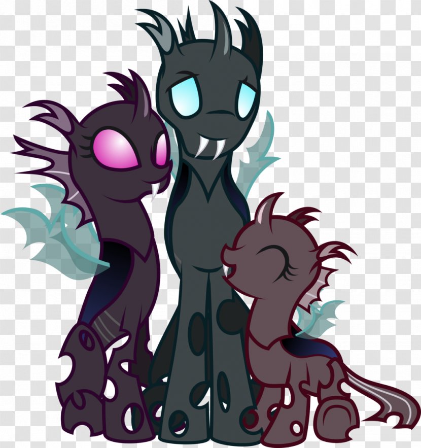 Pony Cat Rarity Changeling Pinkie Pie - Cartoon Transparent PNG