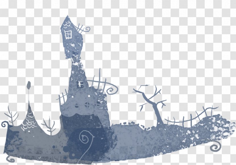 Halloween Illustration - Castle Transparent PNG