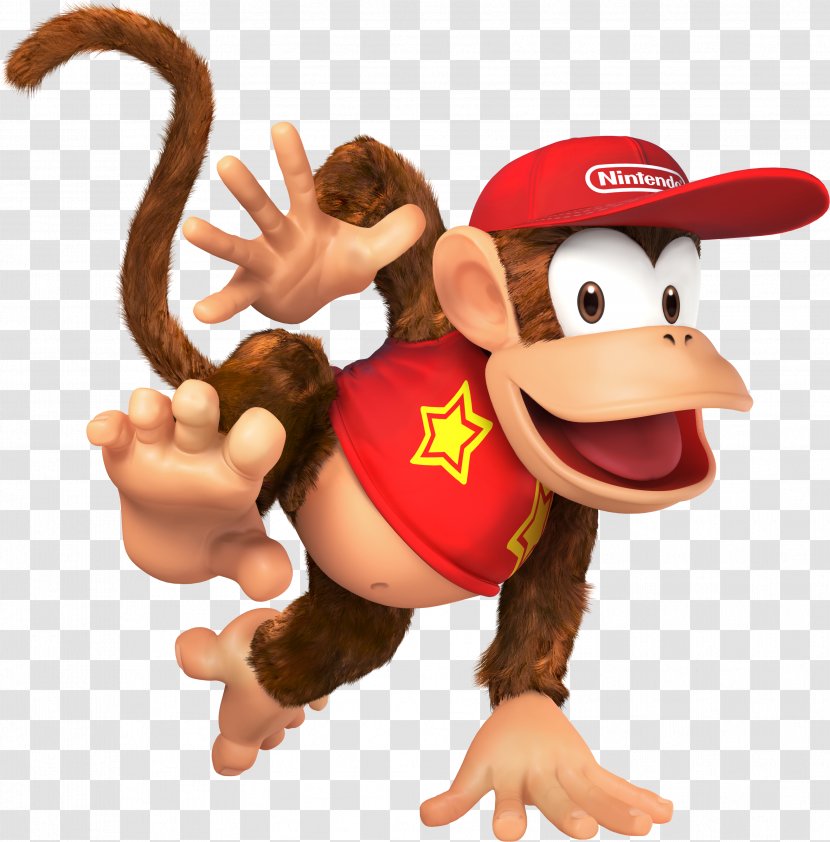 Donkey Kong Country 2: Diddy's Quest Super Smash Bros. For Nintendo 3DS And Wii U Brawl - Plush Transparent PNG