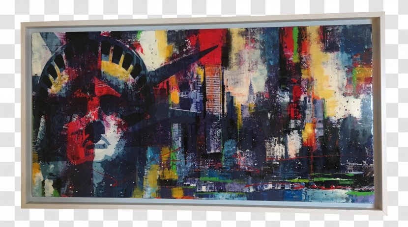 Painting Modern Art Acrylic Paint Picture Frames - Architecture Transparent PNG