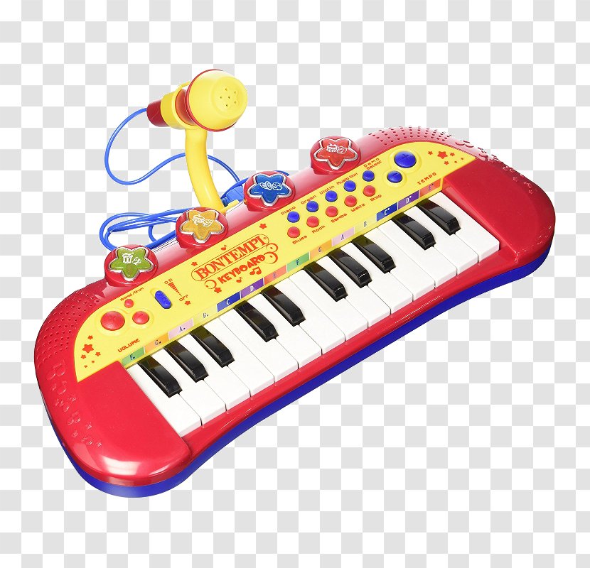 Bontempi 24-Key Electronic Keyboard Musical - Heart - Keyboards Mic Transparent PNG