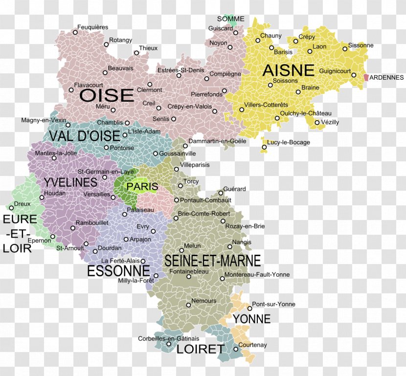Paris Regions Of France History Île-de-France Île Aux Cerfs Island - World Transparent PNG