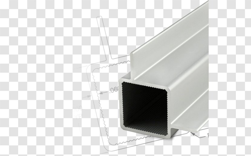 80/20 Framing Extrusion Material Aluminium - Profile Frame Transparent PNG