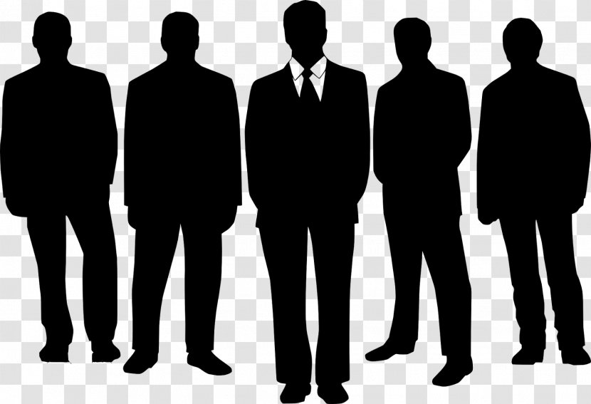 Chief Executive Senior Management Business Clip Art - Tuxedo - People Silhouettes Transparent PNG
