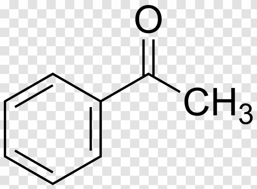Acetophenone Chemical Formula Chemistry Molecule Benzoic Acid - Silhouette - Watercolor Transparent PNG
