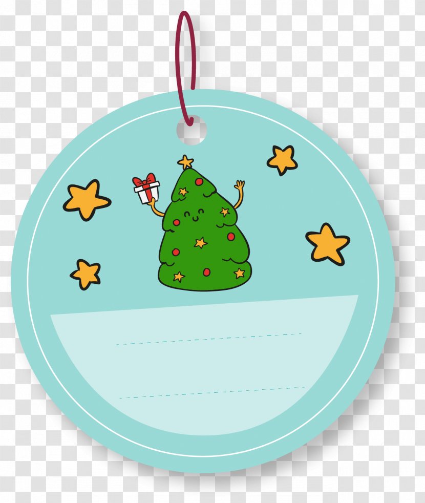 Christmas Tree Ornament - Card - Vector Lift Transparent PNG