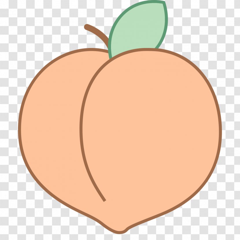 Peach Food Emoji Clip Art - Fruit Transparent PNG