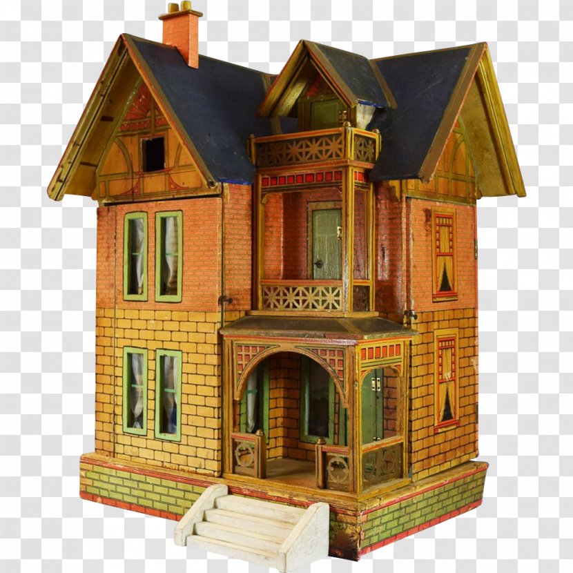 Dollhouse Attic House Plan 1:12 Scale Transparent PNG
