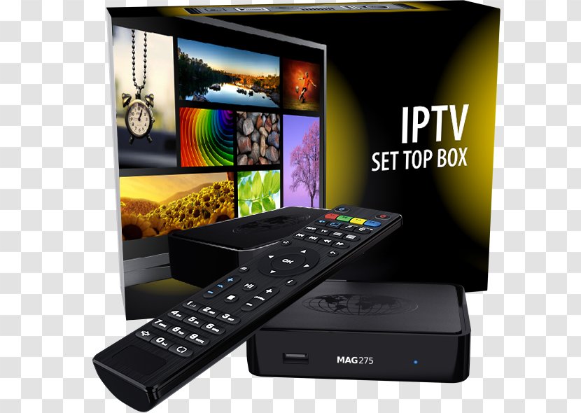 Set-top Box IPTV Infomir MAG254 Récepteur Multimédia Numérique - Wifi - Noir Over-the-top Media ServicesBox Transparent PNG