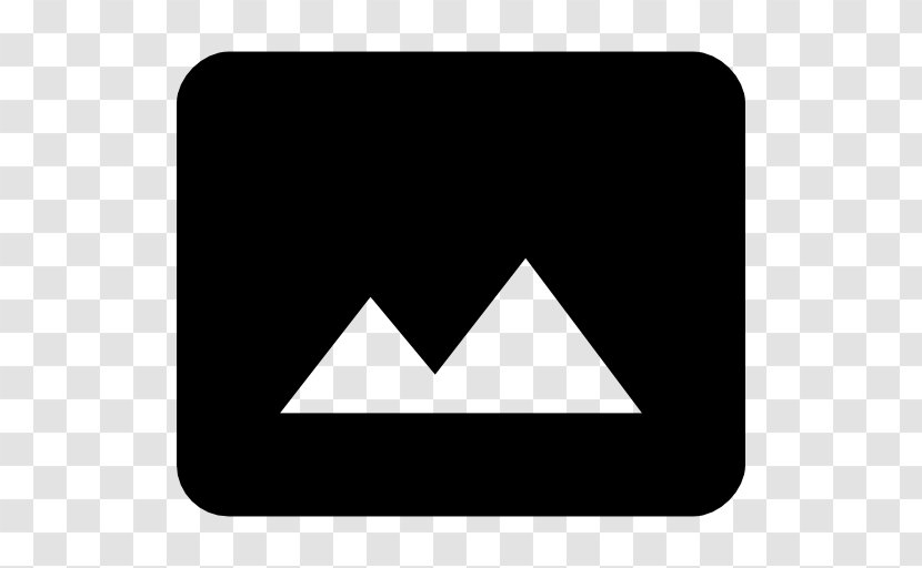 Line Triangle Brand - Black And White Transparent PNG