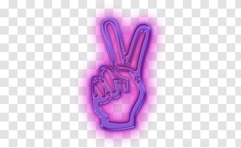 Neon Lighting Sign Clip Art - Purple - Clipart Transparent PNG