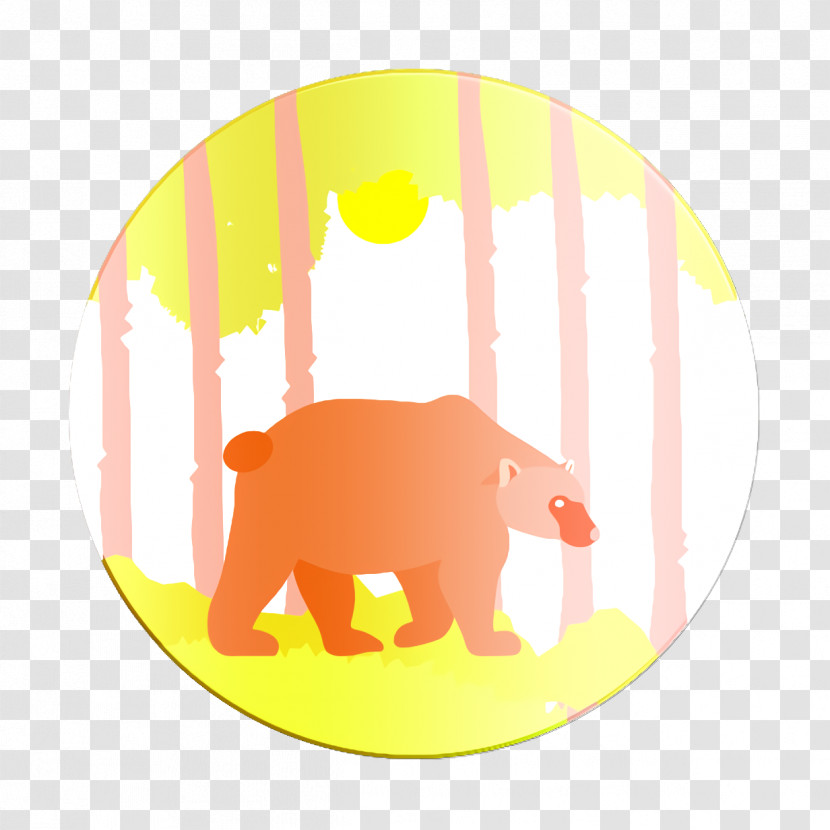 Landscapes Icon Forest Icon Bear Icon Transparent PNG