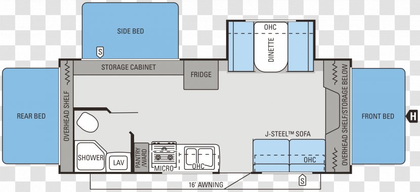 Caravan Popup Camper Campervans Jayco, Inc. Floor Plan - Jayco Inc - Trailer Transparent PNG