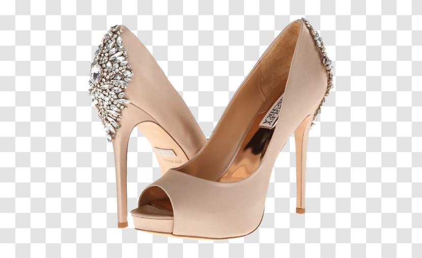 Badgley Mischka Peep-toe Shoe Court High-heeled Footwear Stiletto Heel - Sandal - Satin Photos Transparent PNG