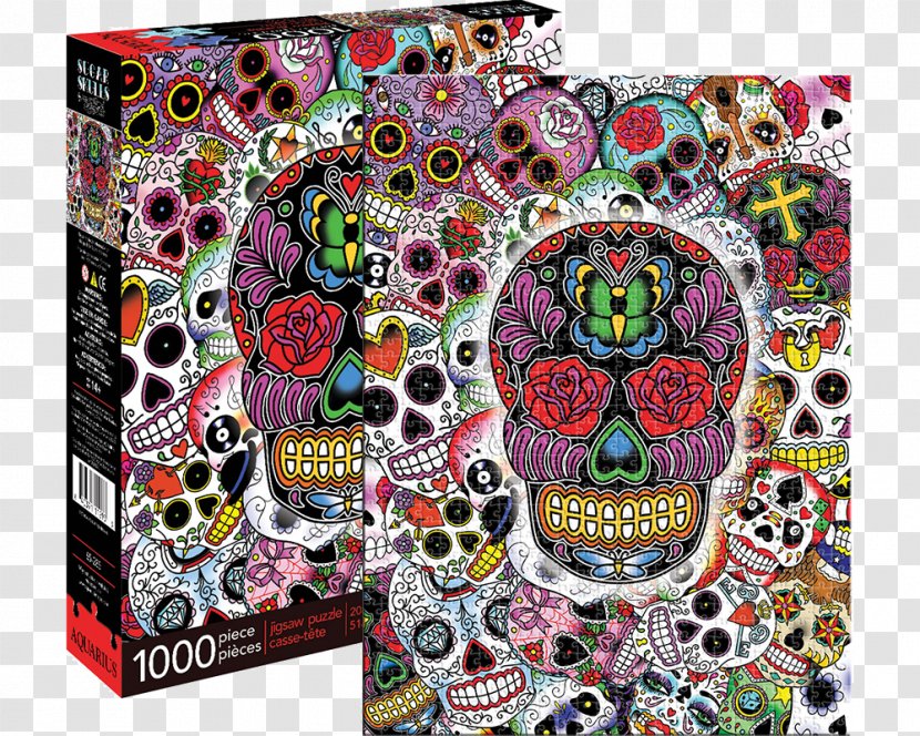 Calavera Jigsaw Puzzles Day Of The Dead Skull - Puzzle Transparent PNG
