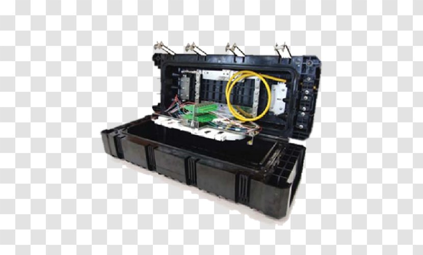 Junction Box Optical Fiber Optics - Machine Transparent PNG