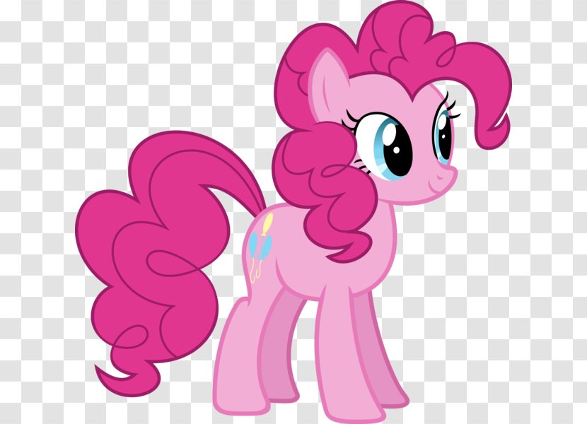Pinkie Pie Rainbow Dash Pony Rarity Applejack - Heart - Cartoon Transparent PNG