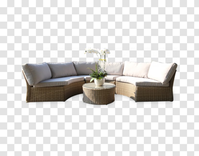 Daybed Table Couch Garden Furniture Living Room - Resin Wicker Transparent PNG