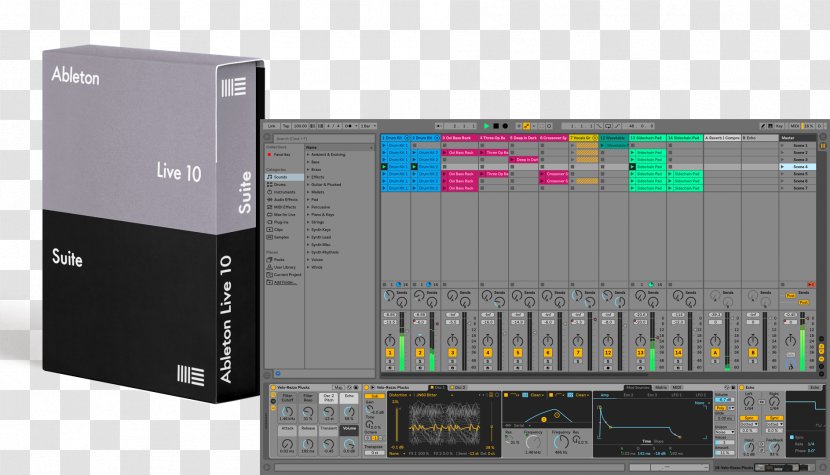 Ableton Live Musical Instruments Multitrack Recording - Cartoon Transparent PNG