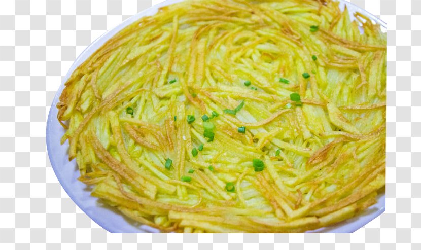 Spaghetti Aglio E Olio Potato Cake Bxe1nh - Dish - Delicious Transparent PNG