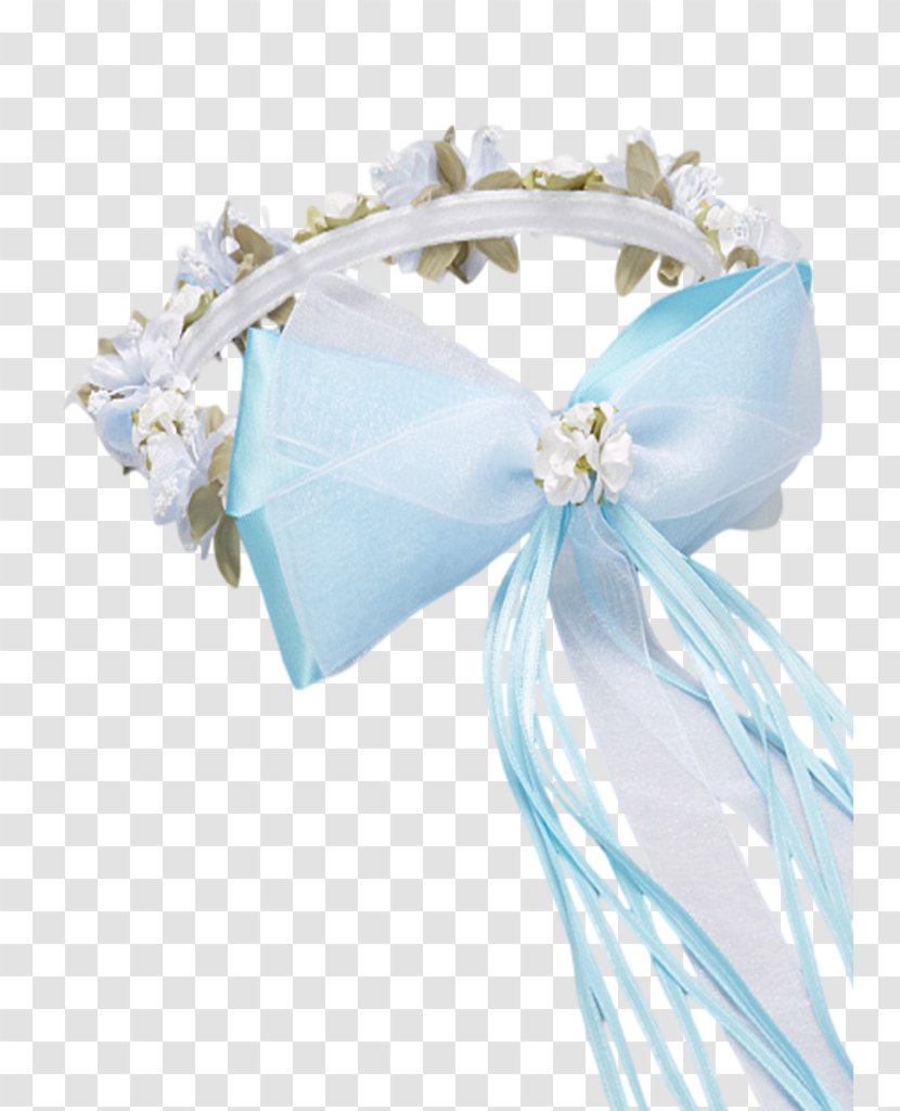 Blue Satin Clothing Accessories Ribbon Organza - Tree - Wreath Transparent PNG