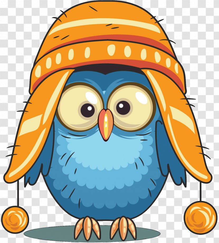 Owl Clip Art Illustration Beak Cartoon Transparent PNG