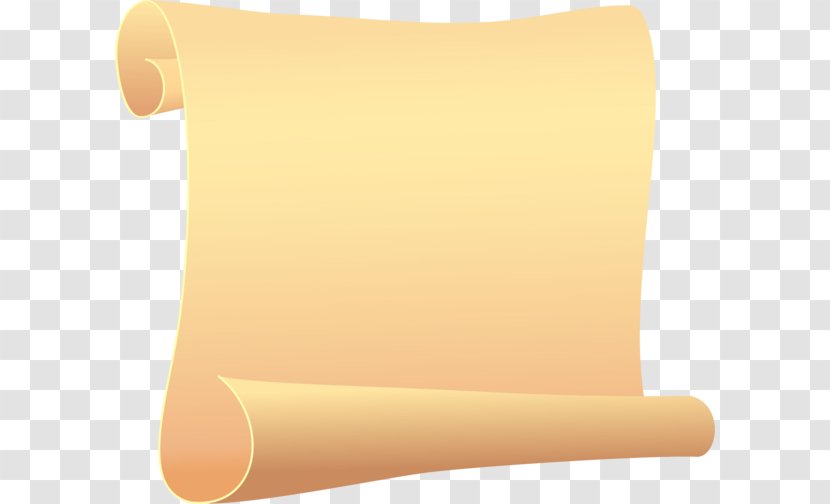 Paper Letter Parchment Writing - Peach - Scroll Transparent PNG