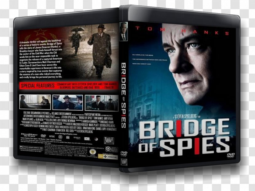Bridge Of Spies Blu-ray Disc Film Tom Hanks DVD - Steven Spielberg - Dvd Transparent PNG