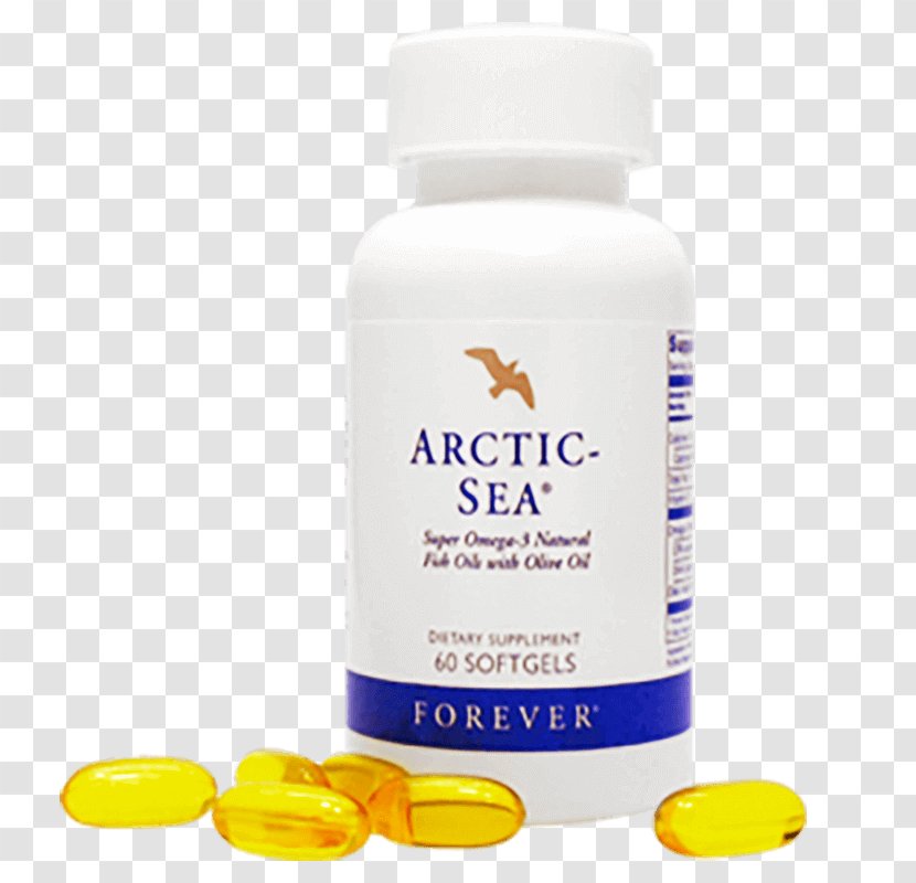 Dietary Supplement Acid Gras Omega-3 Forever Living Products Fish Oil Arctic - Olive - Health Transparent PNG