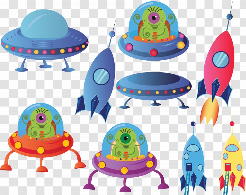 Spacecraft Outer Space Extraterrestrials In Fiction Spaceflight - Rocket - Ufo Transparent PNG