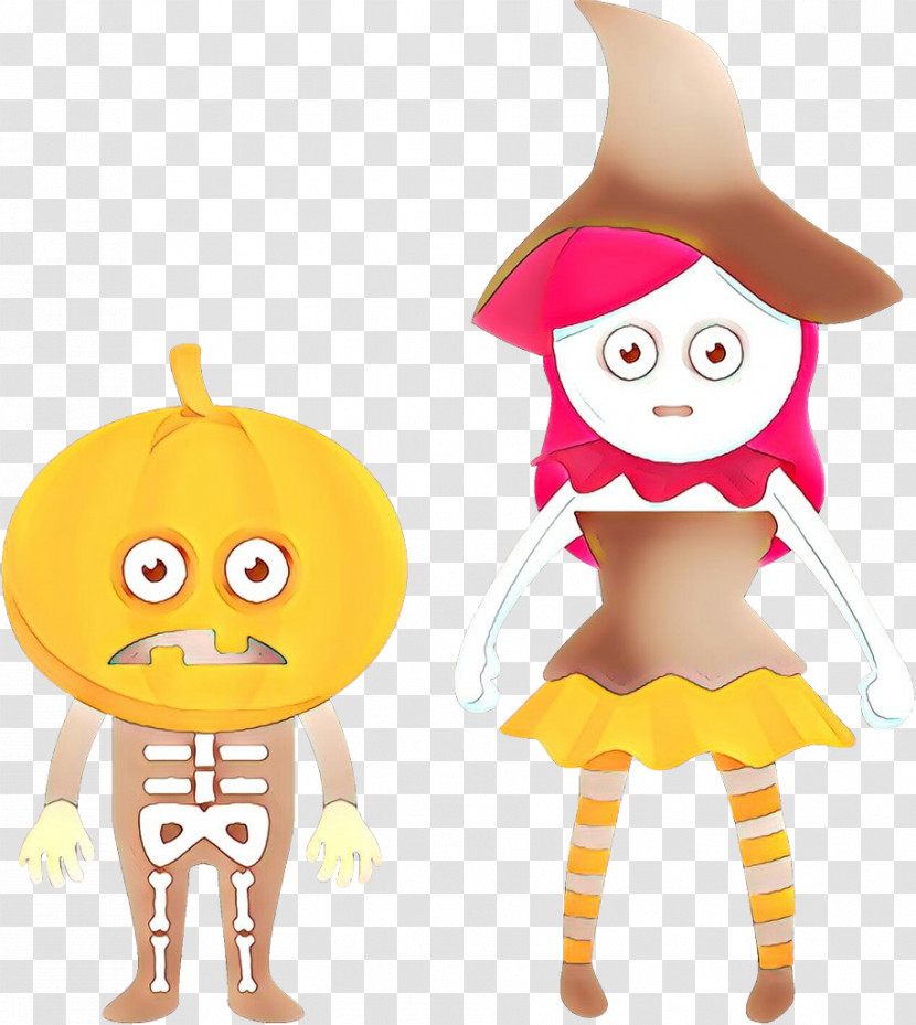 Cartoon Yellow Smile Costume Toy Transparent PNG