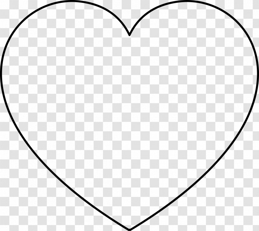 Coloring Book Heart Valentine's Day Drawing - Silhouette Transparent PNG