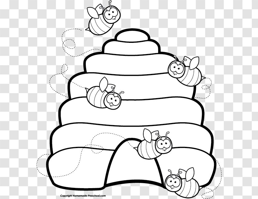Beehive Honey Bee Bumblebee Clip Art - Silhouette - Cliparts Container Transparent PNG