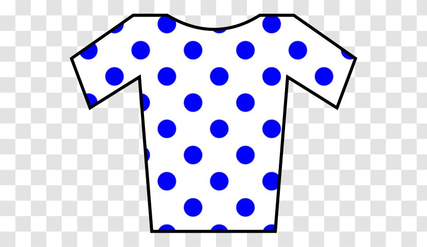 Mountains Classification In The Tour De France 2012 Young Rider 2017 Vuelta A España Cycling Jersey - Blue Dot Transparent PNG
