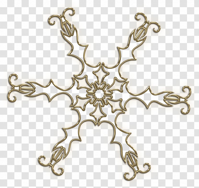 Symbol Body Jewellery Line Pattern - Jewelry - Snowflakes Transparent PNG
