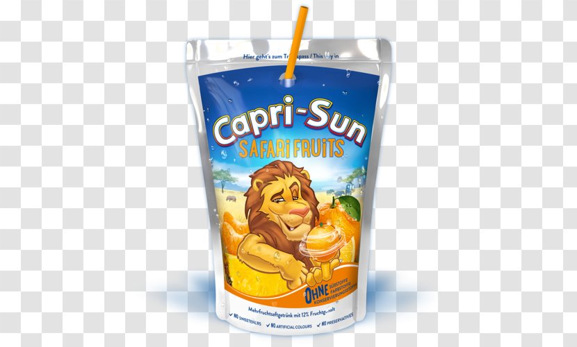 Capri Sun Lemonade Fizzy Drinks Juice - Granini Transparent PNG
