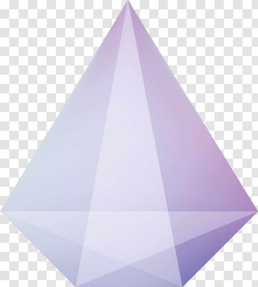 Diamond Cut Geometry - Lilac - Block Combination Graphic Transparent Body Transparent PNG