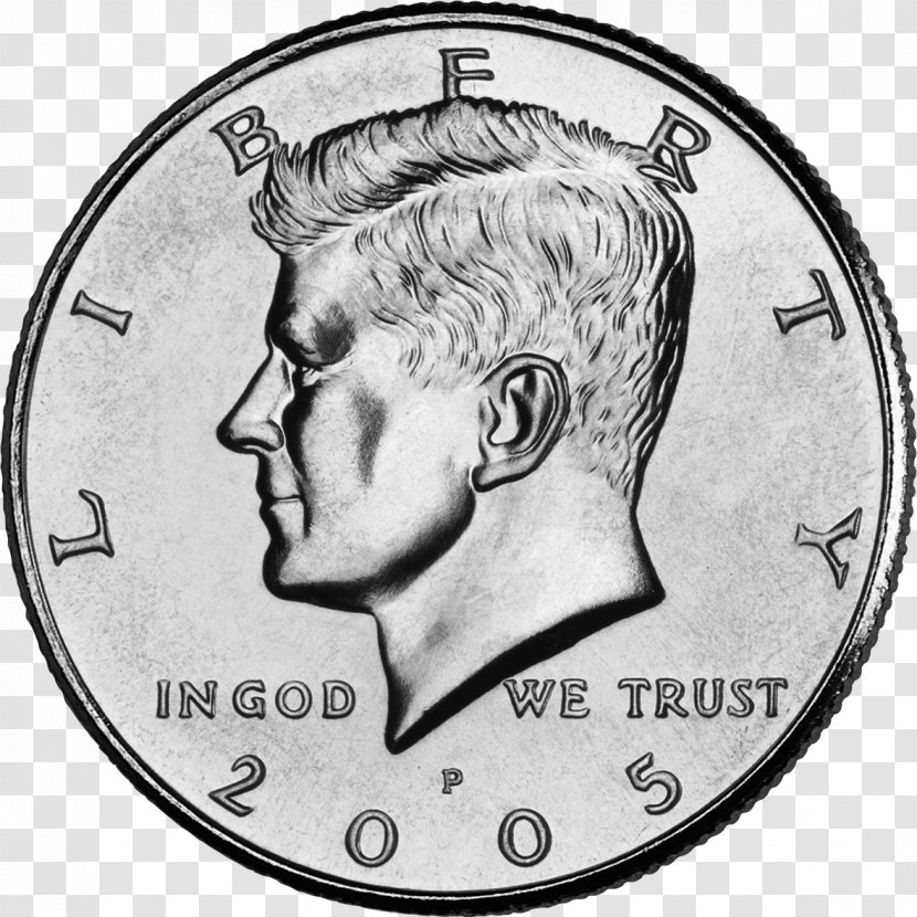 Kennedy Half Dollar United States Coin Mint - Silver Transparent PNG