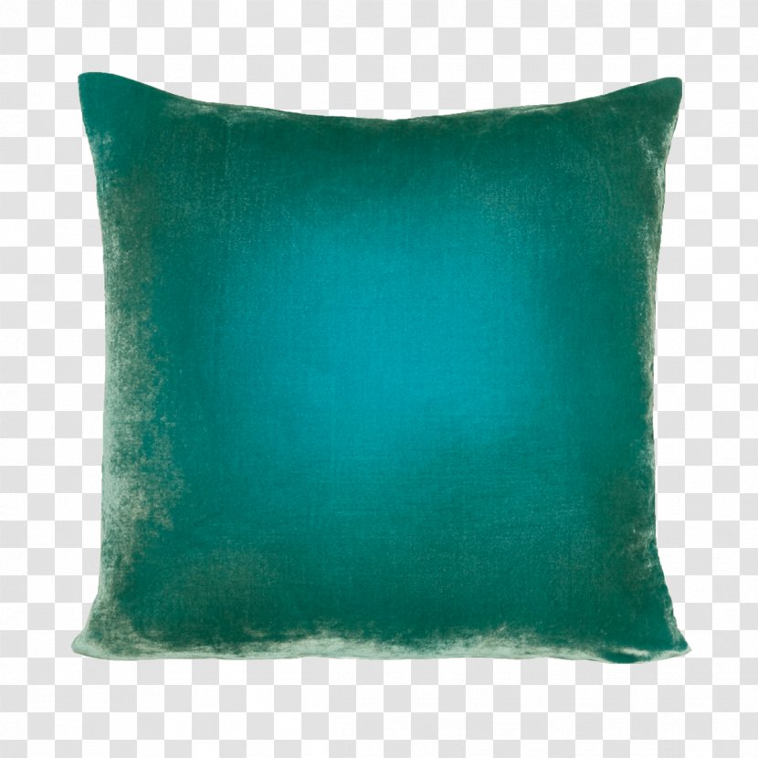 Throw Pillows Teal Cushion Aqua - Duvet - Zig Zag Transparent PNG
