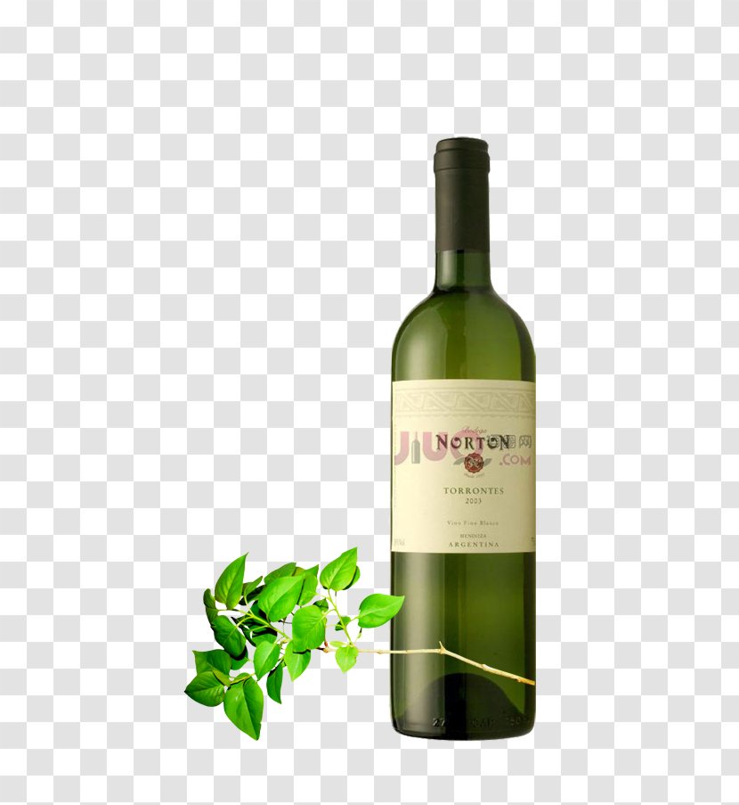 White Wine Red Liqueur Bottle - Alcoholic Drink Transparent PNG
