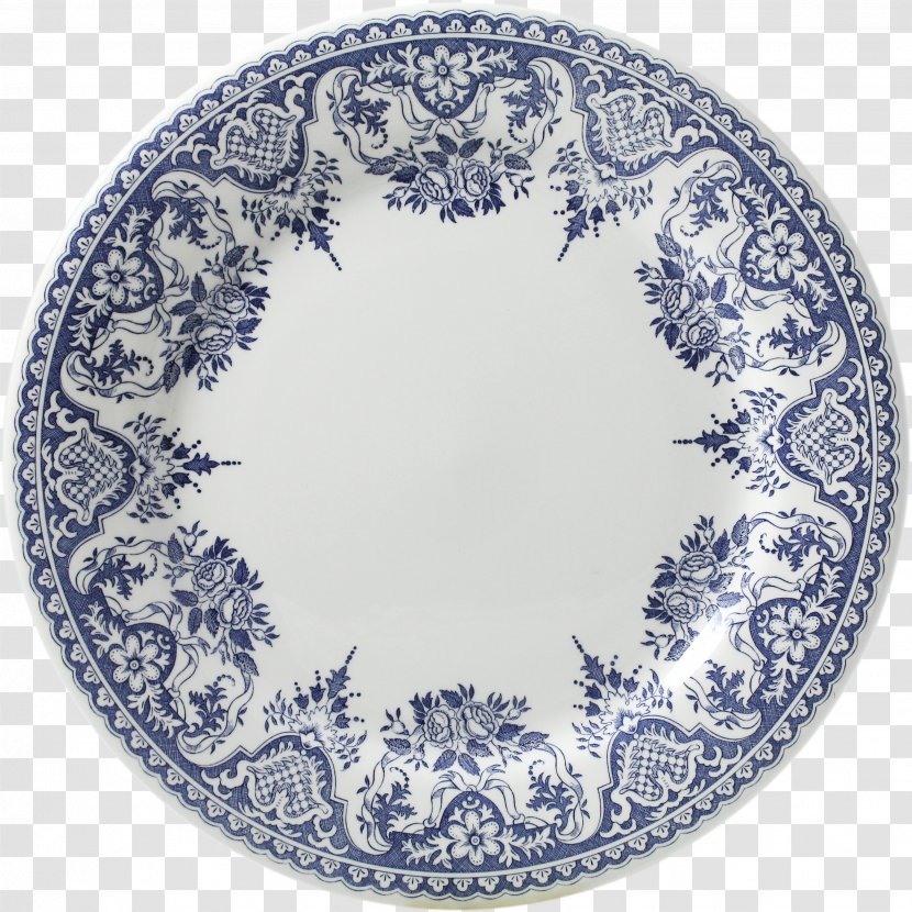 Plate Gien La Faïence Fine Table Faience - Blue And White Pottery - Dessert Transparent PNG