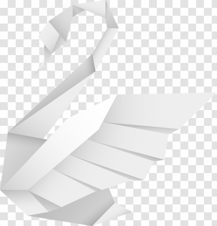 Cygnini Paper White Origami - Rgb Color Model - Swan Transparent PNG