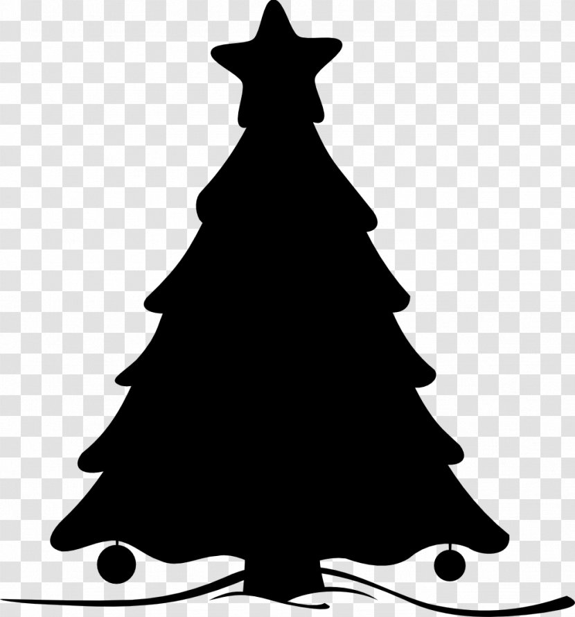 Christmas Graphics Santa Claus Tree Clip Art Day - Silhouette Transparent PNG