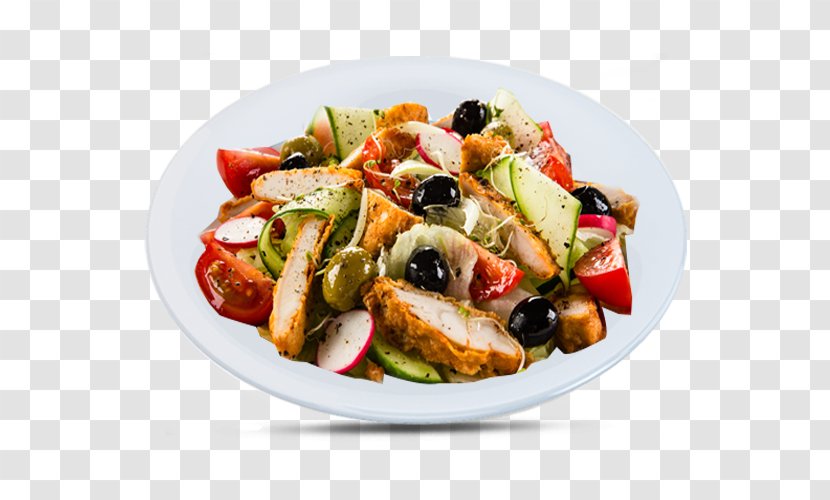 Greek Salad Hamburger TOP Pizza Lyon Spinach - Vegetarian Food - Salade Verte Transparent PNG