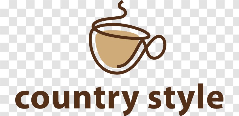Coffee Cup Donuts Logo Country Style Transparent PNG