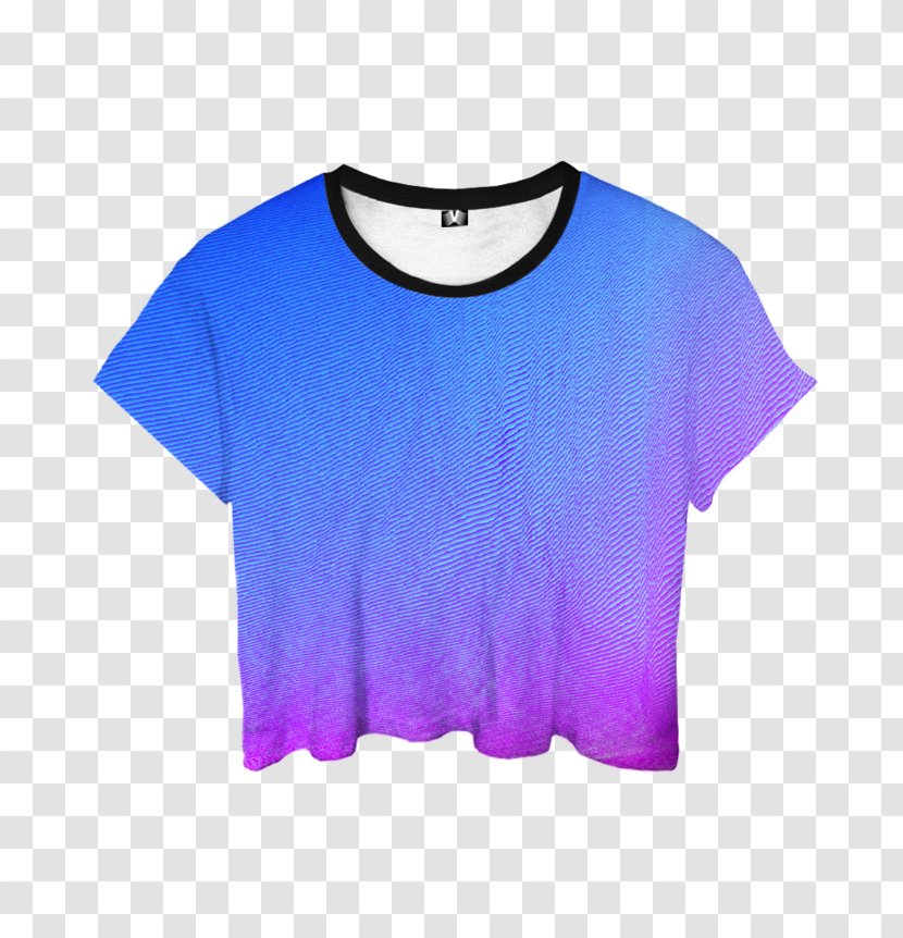 T-shirt Crop Top Clothing Fashion - Sleeve - Tops Transparent PNG