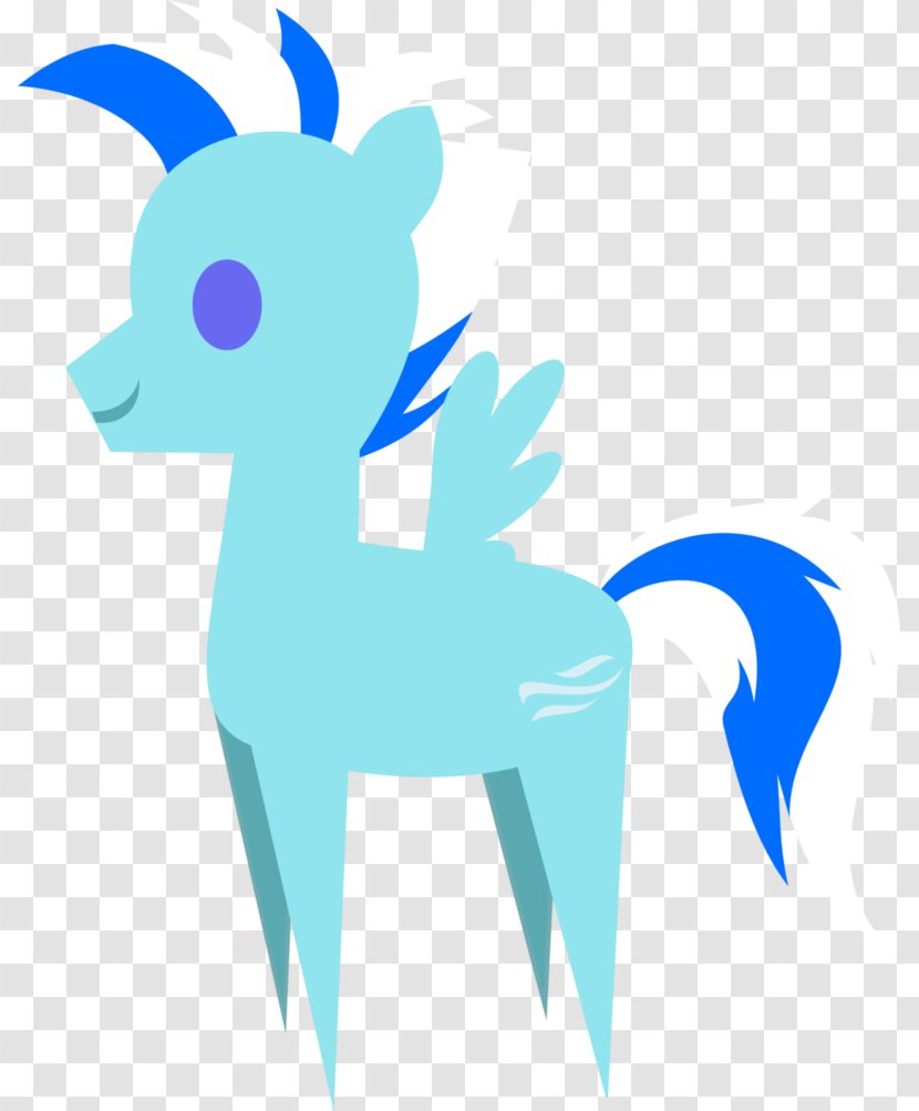 Horse Mammal Pony Animal - Azure - Windsian Vector Transparent PNG