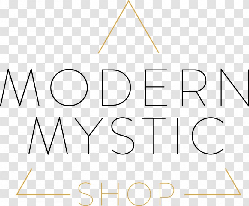 Logo Modern Mystic Shop Tarot Graphic Design - Aquarian Deck - Apple Material Transparent PNG